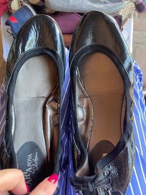 Cole Haan Black Patent Leather Ballet Flats
